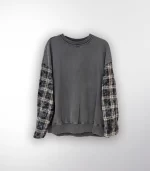 Ekose Kol Sweat - Görsel 2