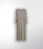 Penye Çizgili Elbise - Görsel 2