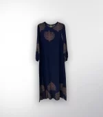 Viskon Düz Desenli Elbise - Görsel 2