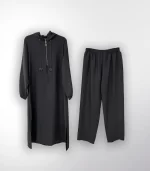 Keten Kapüşonlu Takım - Görsel 3