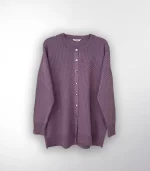 Merserize Düğmeli Hırka - Görsel 2