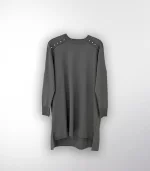 Merserize Omuz İncili Tunik - Görsel 4